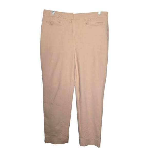Talbots Pants - Talbots Women's Hampshire Curvy Fit Straigjt Leg PeachyPink Stretchy PantSize 8P